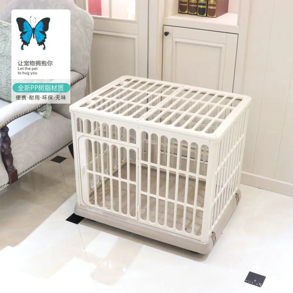 Dog cage Small  Pet cage Household Indoor Medium sized  villa Resin cage