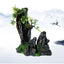 Resin Aquarium Rockery Mountain Decoration Artificial View Rock Cave Stone Tree Fish Tank Ornament Pet Supplies Home Decor