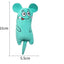 Cute Cat Toys Funny Interactive Plush Cat Toy Mini Teeth Grinding Catnip Toys Kitten Chewing Squeaky Toy Pets Accessories