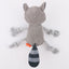 Dog Plush Toy Spot Plush Stuffed Raccoon Pet Toy With Food Leakage Function Interactive Sounding Dog Toy Fleece Squeak Toys