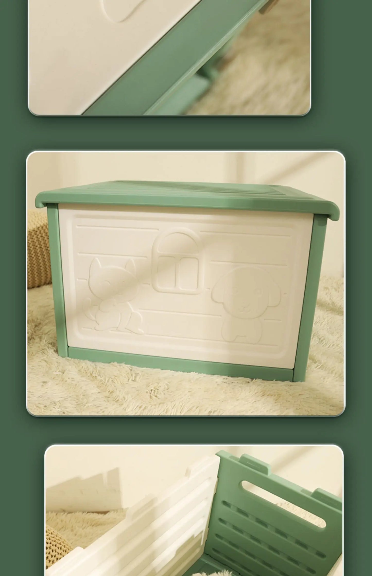 Kennel All Seasons Dog House Summer Small Dog Delivery Room Closed Pet Bed Cat Nest Summer Indoor Dog House
