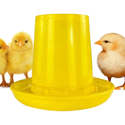 Chicken Feeder Baby Chick Feeder Poultry Feeder with Large Capacity Automatic Chicken Food Dispenser Picnic Table Feeder