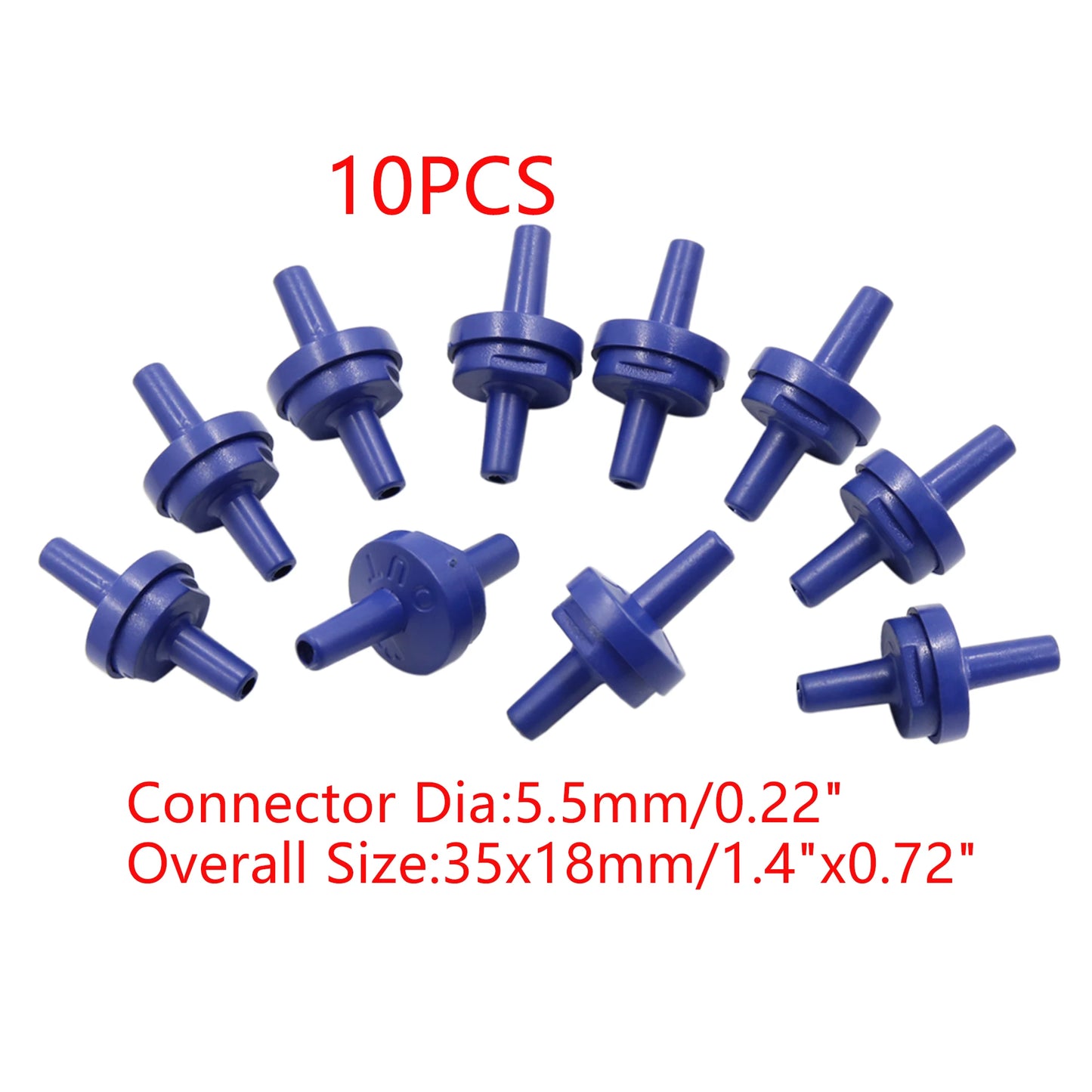 UXCELL Aquarium One Way Check Valve Non-Return Oxygen Tracheal Increasing Hose CO2 System Pipe Fish Tank Air Pump Accessorie
