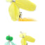 Cat Toy Cat Teaser Sticks Dragonfly Shaped Replacement Head Teaser Cat Stick Fairy Feather Bell Multi-color Optional Cat Toys