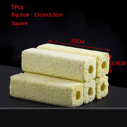 5Pcs Aquarium Filter Nano Biochemical House Media Nitrifying Bacteria Fish Tank Accessories For Aquarium Water Cleaning Medias