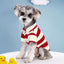 Striped Pet Polo Shirt Summer Dog Clothes for Small Dogs Cotton Puppy Vest Chihuahua Bichon Costume Cat T Shirt Dog Undershirt