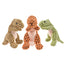 Pet Dog Squeaky Plush Dinosaur Toys Interactive Dog Chew Toys Plush Stuffing Pet Supplies Small Dog Chew Molar Toys