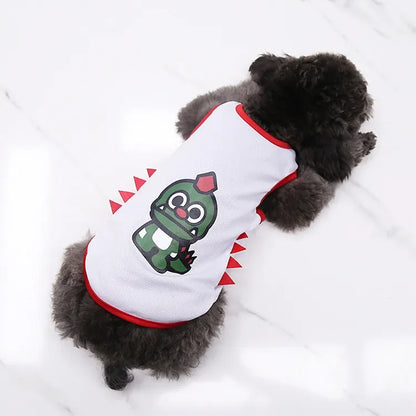 Dog Shirt Summer Dog Clothes Vest For Small Dogs Chihuahua Tshirt Puppy Yorkshire Terrier Pet Clothes Ropa Perro Pets Clothing