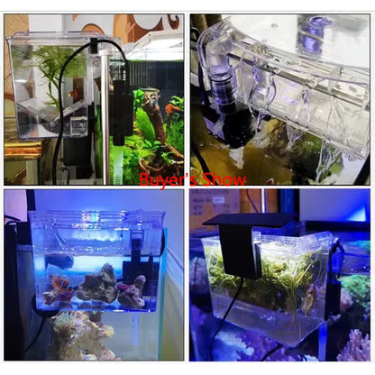 ﻿ High Transparent External  Aquarium fish breeding box juvenile fish tank isolation Betta fry spawning apparatus Tropical fish