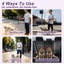 UXCELL Fashion Dog Leash for Two Large Dog Up to 330 Ib 6.6-7.6FT Long Hands Free Waist Leash for Dog Walking Dog Leads