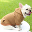 Dog Hoodies Solid Color Sweatshirts with Pocket Pet Pullover Coat Spring Autumn Clothes for Small Dogs, Puppy Cat Sport Costume