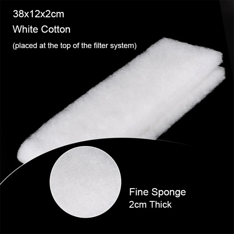 Black, Blue, Yellow 32cmx12cmx2cm Filtration Foam Aquarium Fish Tank Biochemical Filter Sponge Pad Skimmer Sponges Supply Tank