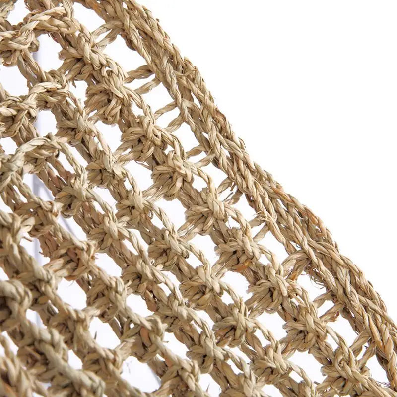 Crab grass mat With 3 Suction Cups Grass Woven Lizard Hammock Hanging Swing Bed Birds Lizard Mat Pet Bed Pet Mat Lizard Nest