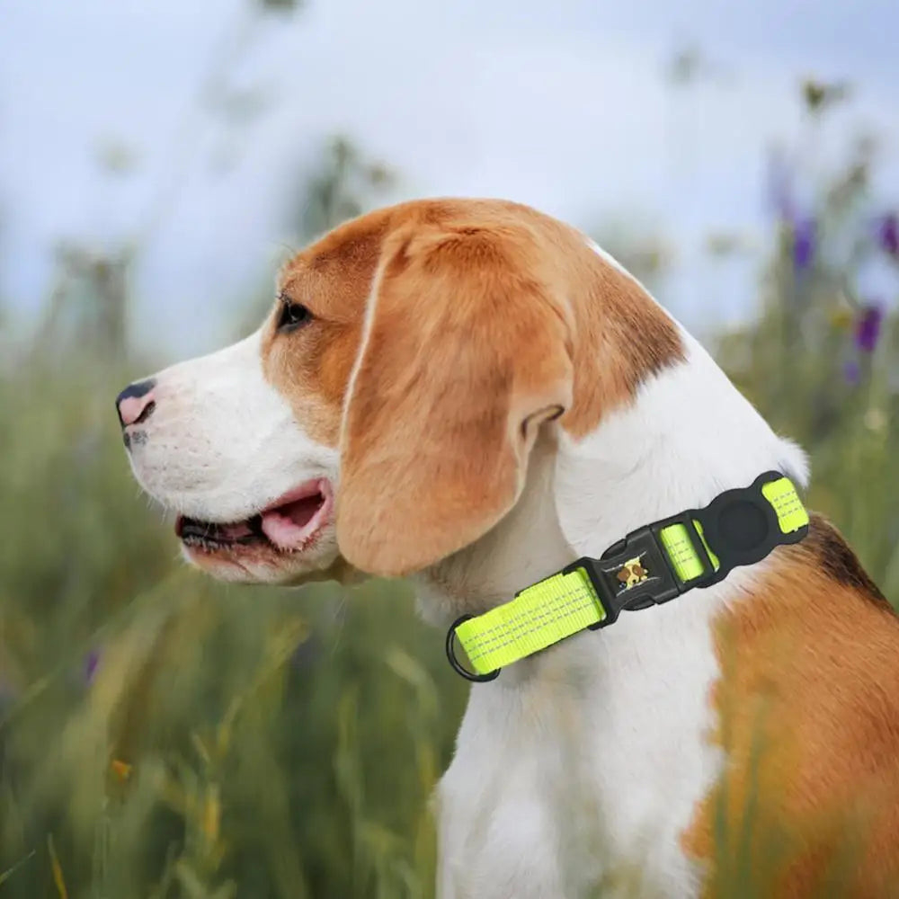 GPS Collar For Dogs Reflective Tracking Collars Reflective Dog Collar Pet Collars Adjustable For Cats Kittens Dogs Puppies