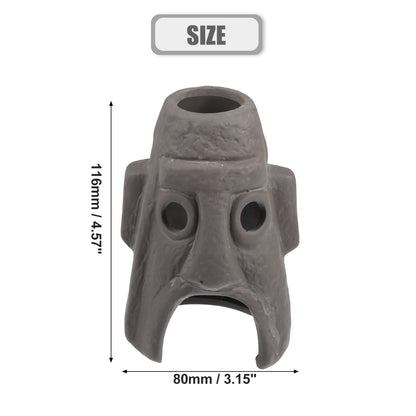UXCELL Aquarium Hideaway Rock Cave Decoration Parts Resin Fish Shrimps Shelter Pottery House Canister Fish Tank Accessories