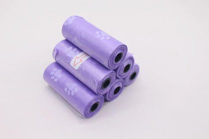 1-100Rolls Dog Poop Bags Biodegradable Outdoor Cleaning Poop Bag with Breakpoint Puppy Cat Pooper Scooper Bag Pet Supplies