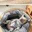 Deep sleep hexagonal dog sofa French fighting kennel dog bed fully removable and washable pet bed thick warm dog cushion