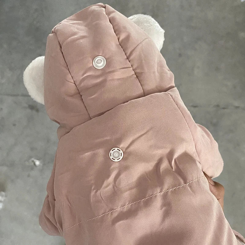 Cute Chihuahua Dog Jumpsuit Winter Warm Pet Costume Clothes for Small Dogs Pinscher Maltese Overalls Pajamas disfraz de perro
