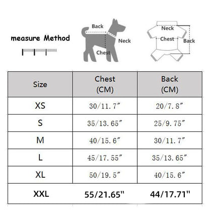 Xs Dog Clothes for Small Dogs Girl Puppy Clothing for Small Dogs Boy Cat Jacket Personalise Pet Shirts for Pug Chihuahua Bulldog