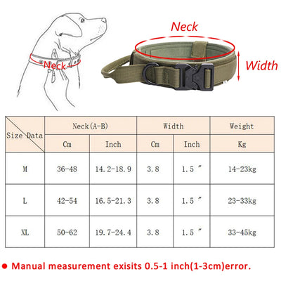 Doberman Pinscher Big Dog Collar and Leash Outdoor Train Pet Collars for Medium Large Dogs German Shepherd mascotas Accessories