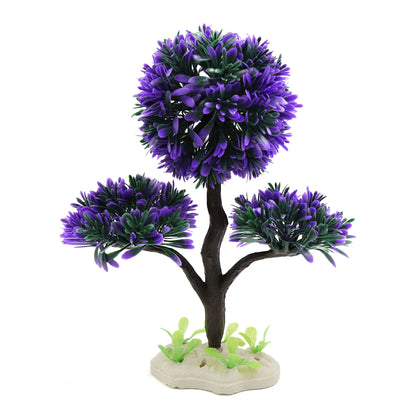 UXCELL Artificial Plants Grass Aquarium Plastic Water Weeds Ornament Fish Tank Flower Plants Tree Decoration Accessories