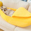 Banana Cat Bed House Funny Cute Cozy Cat Mat Beds Warm Durable Portable Pet Basket Kennel Dog Cushion Cat Supplies Multicolor