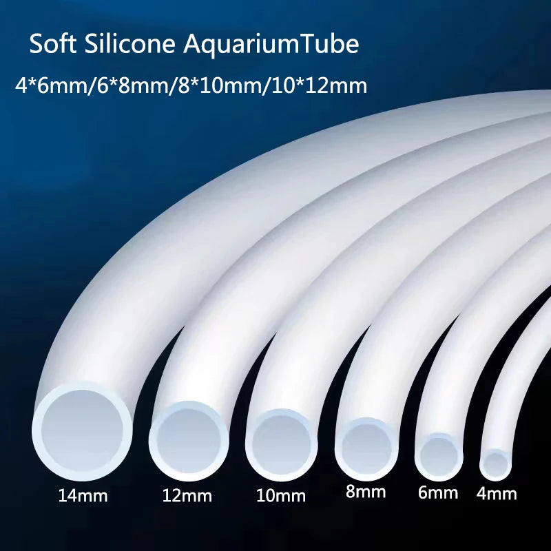 4mm/6mm/8mm/10mm/12mm Aquarium Air Pump Hose Air Bubble Stone Aquarium For Fish Pond Pump Soft Tubing Hose Accessories