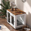 Furniture Dog Cage Dog Box Modern Wooden Steel Wire Pet Large Kennel Cat House Cat Cage Pet House Pet Supplies
