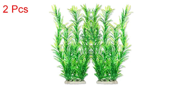 UXCELL Artificial Aquarium Plants Aquarium Simulation Water Weeds Ornament Fish Tank Grass Decor Sets Decoration Accessories
