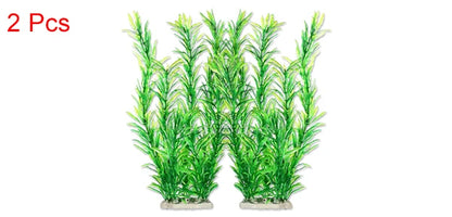 UXCELL Artificial Aquarium Plants Aquarium Simulation Water Weeds Ornament Fish Tank Grass Decor Sets Decoration Accessories