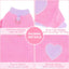 Heart Pattern Dog Pajamas for Small Dogs,Warm Fleece Dog Jumpsuit Yorkie Puppy Onesie 2024 New Autumn Winter Clothes Pet Apparel