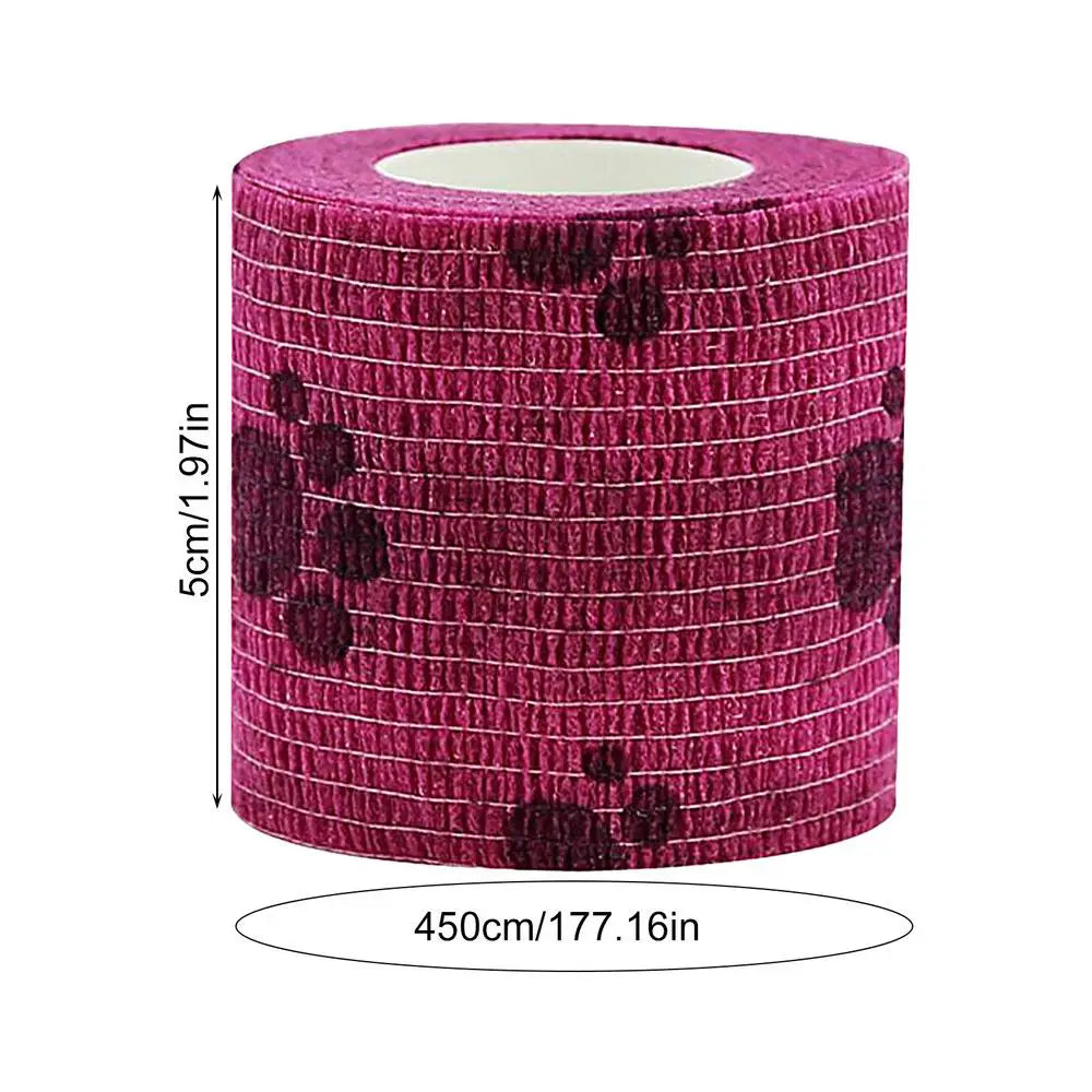 Self Adhesive Bandage Wrap Dog Bandage Shoes Pet Self Adhesive Bandage Dog Cohesive Bandage Multifunctional Pet Wound Care
