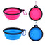 Collapsible Dog Bowls Portable Travel Dog Bowls Expandable for Cat Dog Water Bowl Food Feeding Dish Silicone Pet Bowl 350/1000ml
