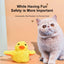 Interactive Cat Toys Flapping Duck Rechargeable Quack Chirping Beating Wings Vibrating Bird Toy Cat Teaser Toy For Cat Dog