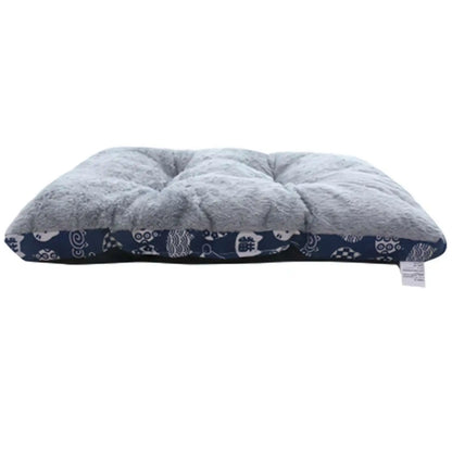Plump And Thickened Pure Cotton Warm Dog Bed Mat Cat Mattress Winter Warm Pet Mat Non-slip Design Machine Washable  Pet Bread Ma
