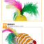 Cat Toys Mouse Shape Balls Foldable Cat Kitten Play Tunnel Chat Funny Cat Tent Mouse Supplies Simulation Fish Cat Accessories
