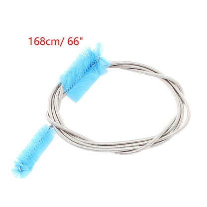 UXCELL 1PC Aquarium Tube Cleaning Brush Pipe Clean Tools Drinking Glass Straw Double Ends Brushes Cleaner Fish Tank Washing Set