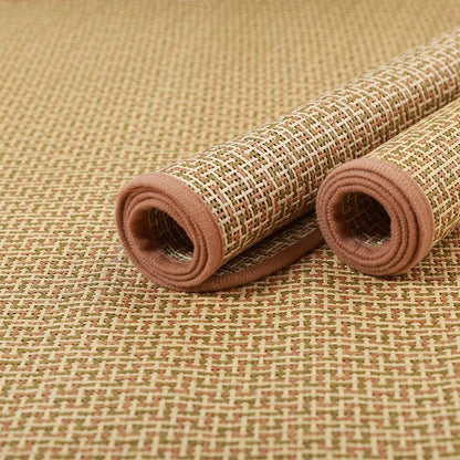 Summer Cooling Pet Dog Bed Wear Resistant Washable Rattan Mat for Cats Multi Size Breathable Teddy Bear Napping Rest Puppy Pads