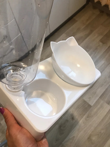 Non-Slip Double Cat Bowl Dog Bowl With Stand Pet Feeding Cat Water Bowl For Cats Food Pet Bowls For Dogs Feeder Product Supplies