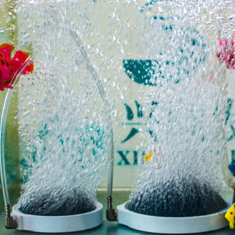 50/75/80/100mm Fish Tank Aquarium Nano Air Stone Oxygen Aerator Increasing Air Bubble Pond Pump Hydroponic Oxygen Accessories