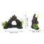 UXCELL Artificial Resin Rockery Fish Tank Landscape Aquarium Decor Mountain Hiding Cave Pet Supplies Ornament Accessories