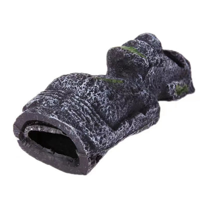 1Pcs Resin Aquarium Decoration Fish Tank Ancient Antique Roman Statue Ornament Acuario Rocks for Aquarium Fish Decor Reptile Box
