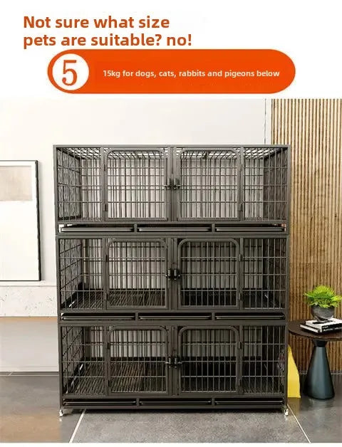 Cat cage breeding  pairingbreeding  breeding  three-layer display cage rabbit puppy