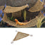 Crab grass mat With 3 Suction Cups Grass Woven Lizard Hammock Hanging Swing Bed Birds Lizard Mat Pet Bed Pet Mat Lizard Nest