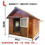 Dog House Outdoor Waterproof  Solid Wood Dog Villa with Yard Outdoor Rainproof Type Four Seasons Universal Pet Kennel