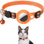 Airtag Cat Collar with Bell and Safety Buckle, Reflective Breakaway Collar with Airtag Holder for Cats Small Dogs Kitten Puppy
