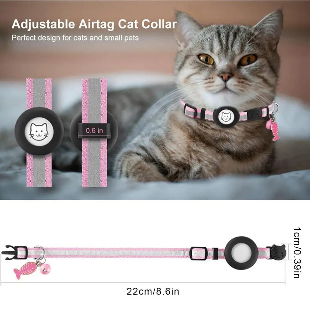 Small Dog Collar Adjustable Dog Collar with Safety Buckle Pet Luminous Collar for Night Walking Pet Nest Wearing for Dogs Cats