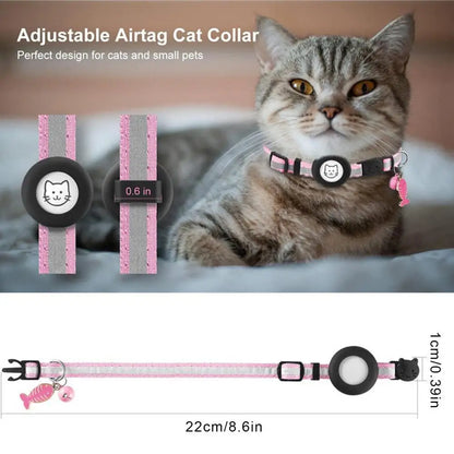 Small Dog Collar Adjustable Dog Collar with Safety Buckle Pet Luminous Collar for Night Walking Pet Nest Wearing for Dogs Cats