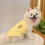 Spring and summer small dog clothing minimalist suspender thin breathable small and medium-sized dog pet cat clothing supplies