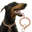 Stainless Steel Gold Dog Chain Collar 10MM Wide Metal Cuban Links For Small Medium dog Large Dogs Walking Training collar